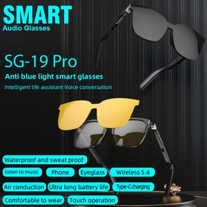 2025 nouvel indicateur de batterie LED de lunettes de soleil intelligentes transfrontalières pour casque intra-auriculaire Bluetooth Audio peut parler écouter de la musique - Product Image 2