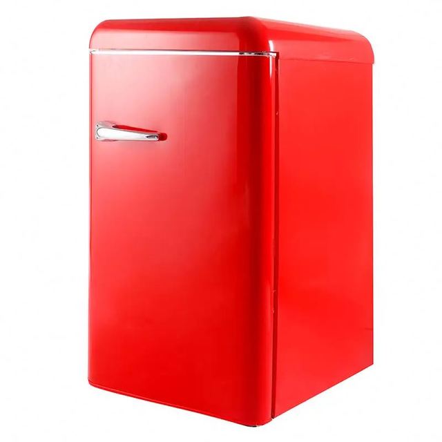 90L Factory Price Wholesale Optional Color Vintage Household Mobile Refrigerator