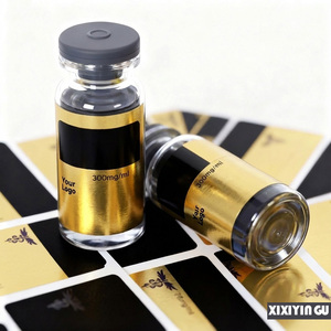 Adesivi Olografici 3D Lucidi/Opachi Personalizzati per Bottiglie e Flaconi in Vetro Premium, <span class=keywords><strong>Etichette</strong></span> in <span class=keywords><strong>PVC</strong></span> Impermeabili con Forte Adesività - Product Image 3