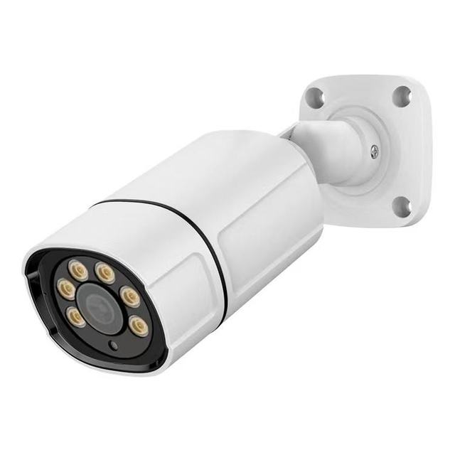 Professional 8MP 4K Resolution Dual Light Source Full Color Night Vision POE Security Camera for 24H Monitoring