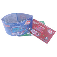Manchon thermorétractable en PET/PVC écologique perforé avec ligne de déchirement facile pour bouteilles d'eau minérale et de boissons, impression personnalisée
