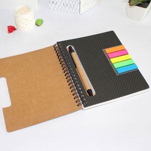 High Quality Spiral Bound Business Office Notepad with Pen Durable Cover for Meeting Notes & <b>Journals</b> - Product Image 1