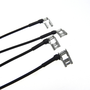 Câble de raccordement à double extrémité avec borne à fourche pour faisceau de câbles, compatible avec TE 63314-2 1742086-2, pour moteur de chauffage de four - Product Image 3