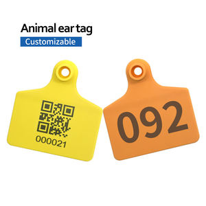 Placa de orelha animal etiquetas de ouvido HED-ET122 gato de plástico etiquetas de orelha para animais - Product Image 1