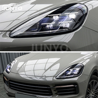Ensemble de phares à LED Junyo pour Cayenne 18-23, mise à niveau retrofit modèle 2025 - 12V 6000K Phares à LED matriciels