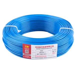 غمد كابلات Nylon BVN مقاس 1.5 2.5 4 6 10 16 25 35 مم2 بجهد 450/750 فولت أسلاك كهربائية 12AWG 14AWG 10AWG Bvn/Bvnr