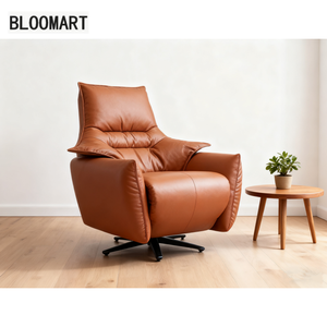 Sillón Reclinable de Cuero de Diseño Novedoso, Giratorio, de Gravedad Cero, Modelo B04, Sillón Reclinable Lazyboy - Product Image 2