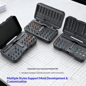 Nuovo Arrivo Transfrontaliero: Set Cacciavite a Cricchetto Multifunzione 42-in-1 con Punte Magnetiche in Acciaio per Smontaggio Macchine - Product Image 4