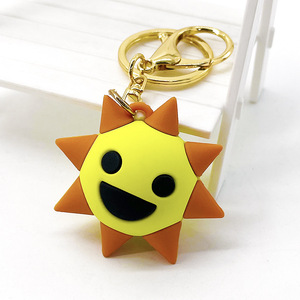 Venta caliente lindo <span class=keywords><strong>Anime</strong></span> PVC accesorios 3D 3D Sprunki figura llaveros silicona Acero inoxidable Metal cumpleaños regalo bolsa colgante - Product Image 5