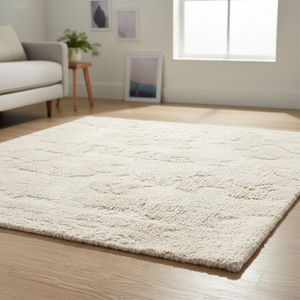 Tappeto in Lana Naturale Testurizzata, Tinto in Filo con Variazioni Tonalità, Ispirato a Montagne e Fiumi, per Soggiorno - Product Image 2