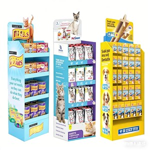 Expositor <span class=keywords><strong>de</strong></span> Cartón Personalizado para <span class=keywords><strong>Tienda</strong></span> <span class=keywords><strong>de</strong></span> Mascotas, para Probióticos, Tabletas <span class=keywords><strong>de</strong></span> Oligoelementos, Suplementos para Articulaciones y Cuidado <span class=keywords><strong>de</strong></span> las Articulaciones - Product Image 1