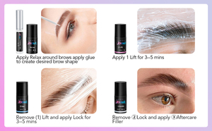 Marque privée personnalisée, kit de lifting des sourcils, kit professionnel de stratification de sourcils liquides à la kératine permanente pour établissement de salon - Product Image 2