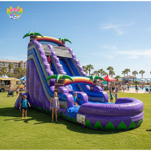 Tobogán acuático tropical inflable al aire libre <span class=keywords><strong>para</strong></span> niños y <span class=keywords><strong>adultos</strong></span> <span class=keywords><strong>para</strong></span> fiestas Producto de <span class=keywords><strong>castillo</strong></span> inflable <span class=keywords><strong>para</strong></span> niños - Product Image 1