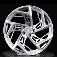 Pengzhen personnalisé poids léger 18 19 pouces 20 "21" 22 5x114.3 5x120 jantes en alliage forgé argent pour tesla Model s 3 Y X