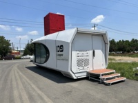 Maisons conteneurs mobiles, maisons préfabriquées, mini-maisons portables, maisons capsules, design moderne, imperméables, durables, installation rapide, utilisation en bureau