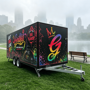 Mobile Catering Food Vending Cart <b>Trailer</b> American Standard Street Kiosk Snack Truck Juice Concession Truck - Product Image 4