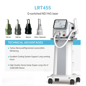 Superlaser 532 755 1064 Q Phù Thủy Nd Yag máy laser portatil Loại bỏ hình xăm Carbon - Product Image 6