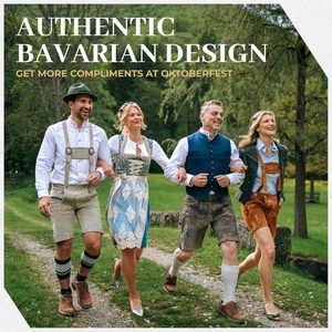 Bavarian Custom <b>Women's</b> <b>Lederhosen</b> Shorts Set Chocolate Authentic German Design Oktoberfest Outfit - Product Image 3