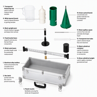 Kit d'essai de boue de forage, Balance de boue, Funnel de Marsh, Ensemble pour l'analyse du sable NB-1 1006 NA-1 API 13B, Densité, Viscosité, Vente directe usine