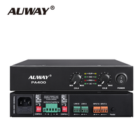 Amplificateur de puissance de classe D PA400 2 canaux à tension et résistance constantes, système de sonorisation publicitaire commercial en métal