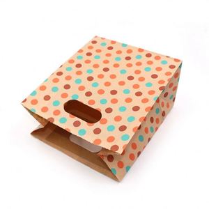 Bolsas de Compra de Papel Kraft de Alta Calidad al por Mayor, con Base Cuadrada, Asas Largas, Aptas para Alimentos, Reciclables, Tamaño Personalizado - Product Image 2