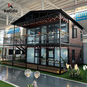 주거용 주택 및 호텔에서 적합한 전체 사용자 정의 Kolida 이중층 럭셔리 확장 윙 하우스 - Product Image 2