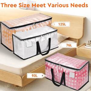 Customized Large Packing <b>Boxs</b> <b>Moving</b> Essential Supplies <b>Box</b> Storage Totes Heavy Duty Clear <b>Moving</b> Bags with Reinforced Handle - Product Image 6