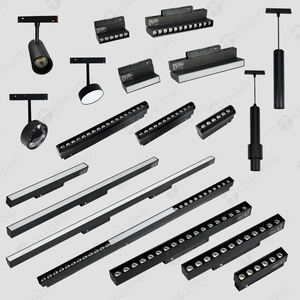 Lumières sur rail linéaires Combinaison gratuite Installation facile Projecteur 48V encastré en surface 6W 12W 18W <span class=keywords><strong>LED</strong></span> Système d'éclairage sur rail magnétique - Product Image 2