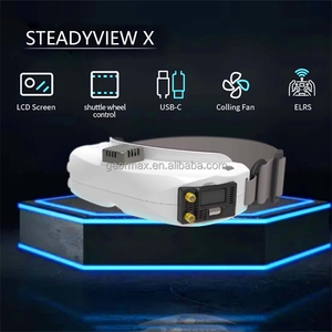Kit Stazione di Terra Skyzone SteadyView X 7.5G VRX con Ricevitore 72CH, Schermo IPS, Controllo a Rotella e Modalità 2-6S <span class=keywords><strong>3</strong></span> MIX/1 DIV - Product Image 5