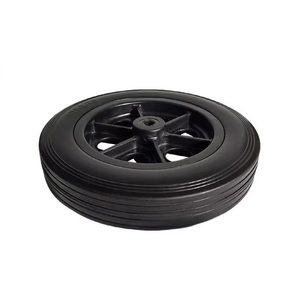 Rueda de Goma Sólida de Alta Resistencia Hanak de 10 Pulgadas (10x1.75) para Carrito de Herramientas, Carretilla Manual, Estante, Sin Necesidad de Inflar - Product Image 3