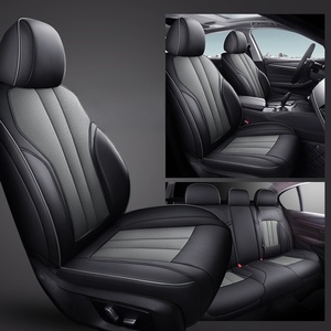 Housse de siège de voiture universelle en cuir Nappa personnalisée, imperméable, coussins de siège en cuir véritable, fermeté moyenne - Product Image 6