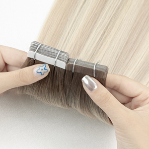 One Donor Top Raw <b>Russian</b> Human Hair Tape in Hair Extensions Vendors 100 Virgin Human Hair - Product Image 2
