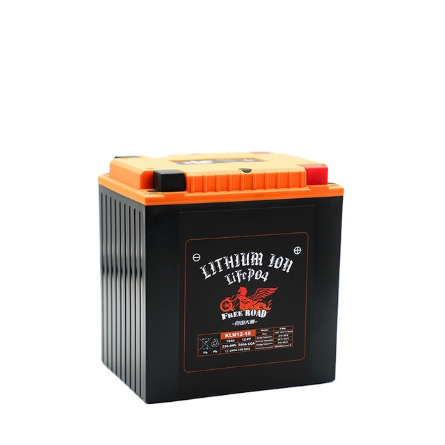 New Free Road Universal Intelligent Motorcycle Lithium Battery 12.8V 18Ah/12Ah/8Ah APP Power-Off BMS Protection Removable CE