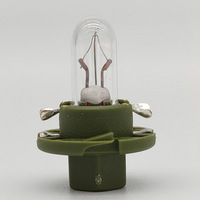 Ampoule de tableau de bord de voiture 12V 1.3W 2431MFX6 T5 vert olive, base standard allemande