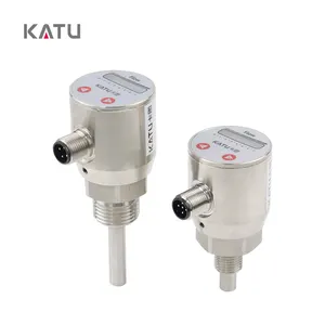 Fábrica de KATU Hot -selling FS210-PR12ML050 display LED 4-20mA aço inoxidável Flow Sensor Flow Switch eletrônico para água óleo