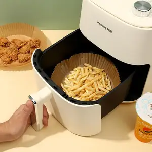 Papel De Cozimento De Pergaminho Silicone Duplo Lado Revestido Air Fryer Forro De Papel Descartável