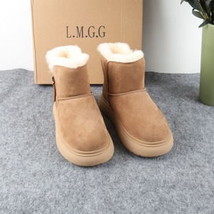 <span class=keywords><strong>Bottes</strong></span> de neige à glissière latérale pour femmes <span class=keywords><strong>bottes</strong></span> de neige doublées de fausse fourrure à la mode femmes Uggs - Product Image 2