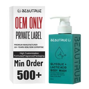<span class=keywords><strong>Gel</strong></span> Exfoliante Corporal con Ácido Glicólico y Ácido Láctico al por Mayor, Eliminador de Granos KP, Limpiador Espumoso con AHA, Queratosis Pilaris, Acné, Envejecimiento - Product Image 1