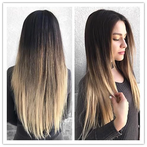 Extensiones de Cabello Humano Ruso Virgen 100% de Doble Trama, Sintéticas, Un Set de Seis Piezas con Clips, Venta al por Mayor de Fábrica - Product Image 2