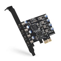 Carte d'extension USB-C 4 ports - 5 Gbps SuperSpeed PCI Express X1 vers 4x USB Type-C en stock