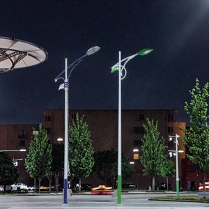 Lampione Stradale LED Decorativo 60W IP65 Impermeabile per Esterni con Palo in Acciaio Zincato a Braccio Singolo, Illuminazione Urbana CRI90 - Product Image 4