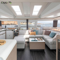 Maison flottante sur l'eau, petite maison flottante sur rivière, panneau solaire, maison flottante miniature, yacht de luxe préfabriqué, prix d'usine