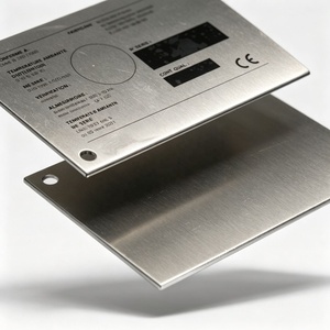 Plaque d'identification personnalisée en acier inoxydable gravée en usine, résistante à la corrosion, avec logo, pour machines et équipements - Product Image 5