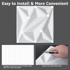 Peel ve sopa Pet keçe akustik duvar panelleri renkli ses emici <span class=keywords><strong>3D</strong></span> sanat Polyester akustik paneller iç dekorasyon için - Product Image 5