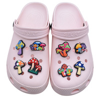 Ulasan terbaik grosir gesper untuk sepatu warna-warni jamur sepatu dekorasi aksesoris untuk anak-anak Wanita Pria Sepatu