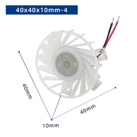 Elektrischer Rahmenloser Kunststofflüfter 40x40x10mm 5V DC Kanal-Axialventilator mit Kugellager 70000 Stunden Belüftung OEM ODM