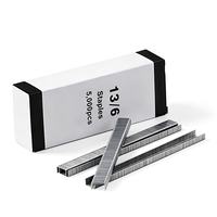 13 Series U-Type Staples Sofa Fasteners Wood Board Connection Fittings 13/6 Pneumatic Staples for Furniture