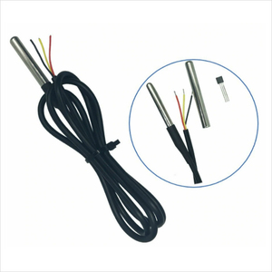 Đầu ra <span class=keywords><strong>I2C</strong></span> kỹ thuật số DS18B20 dài 3M 125 ℃   Cảm biến nhiệt độ cho hệ thống điều khiển nhiệt độ - Product Image 1