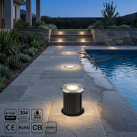 Lumière LED encastrée pour piscine IP68 DC12V RGBW en acier inoxydable 304/316, lampe subaquatique pour piscine