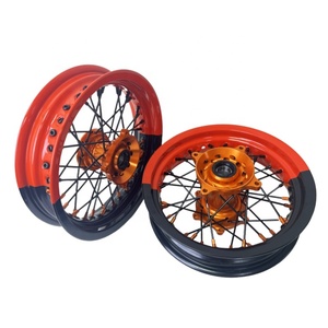 Rueda Delantera Supermoto para Husqvarna TE <span class=keywords><strong>FE</strong></span> 125-501 <span class=keywords><strong>2018</strong></span>, Aluminio CNC Anodizado, Llantas para Motocicleta de Enduro, Carreras y Cross, Piezas Personalizadas - Product Image 5